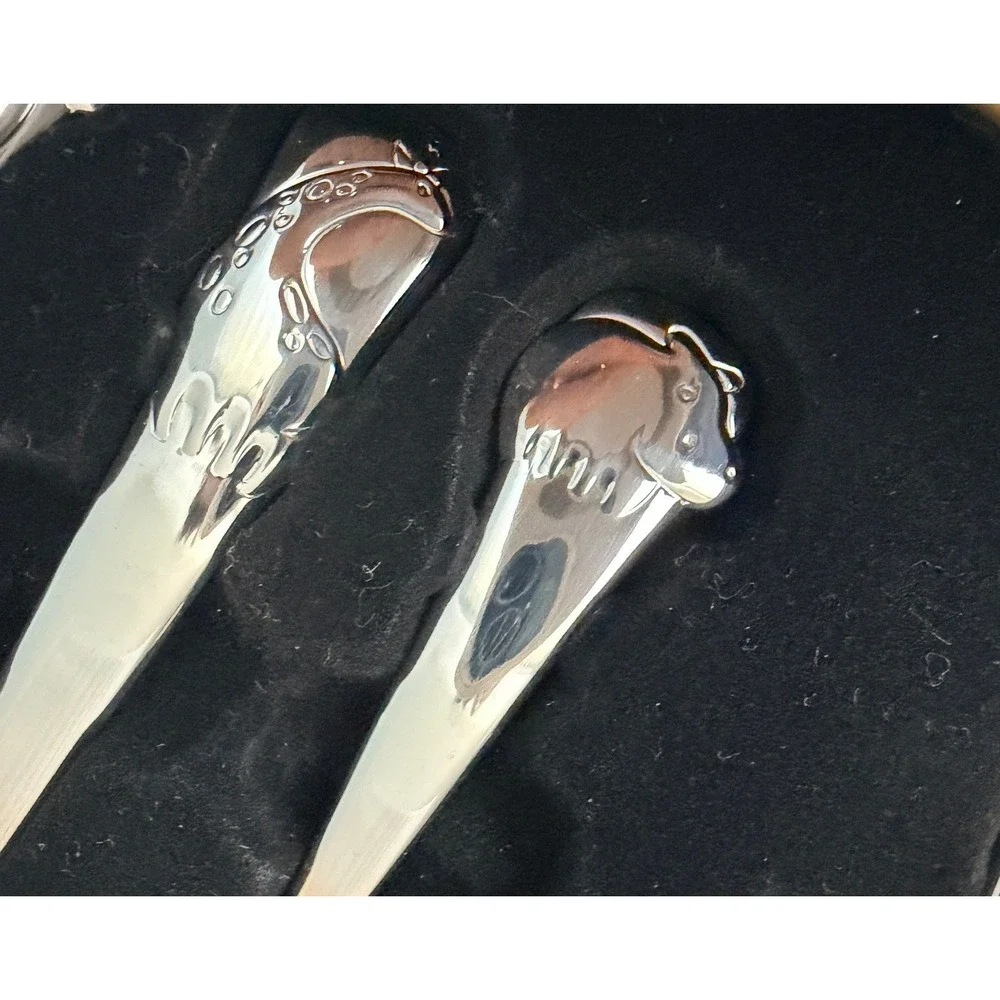 Oneida Wildlife Buddies 6pc Progress Baby & Child Silver 18/10 Stainless Steel
